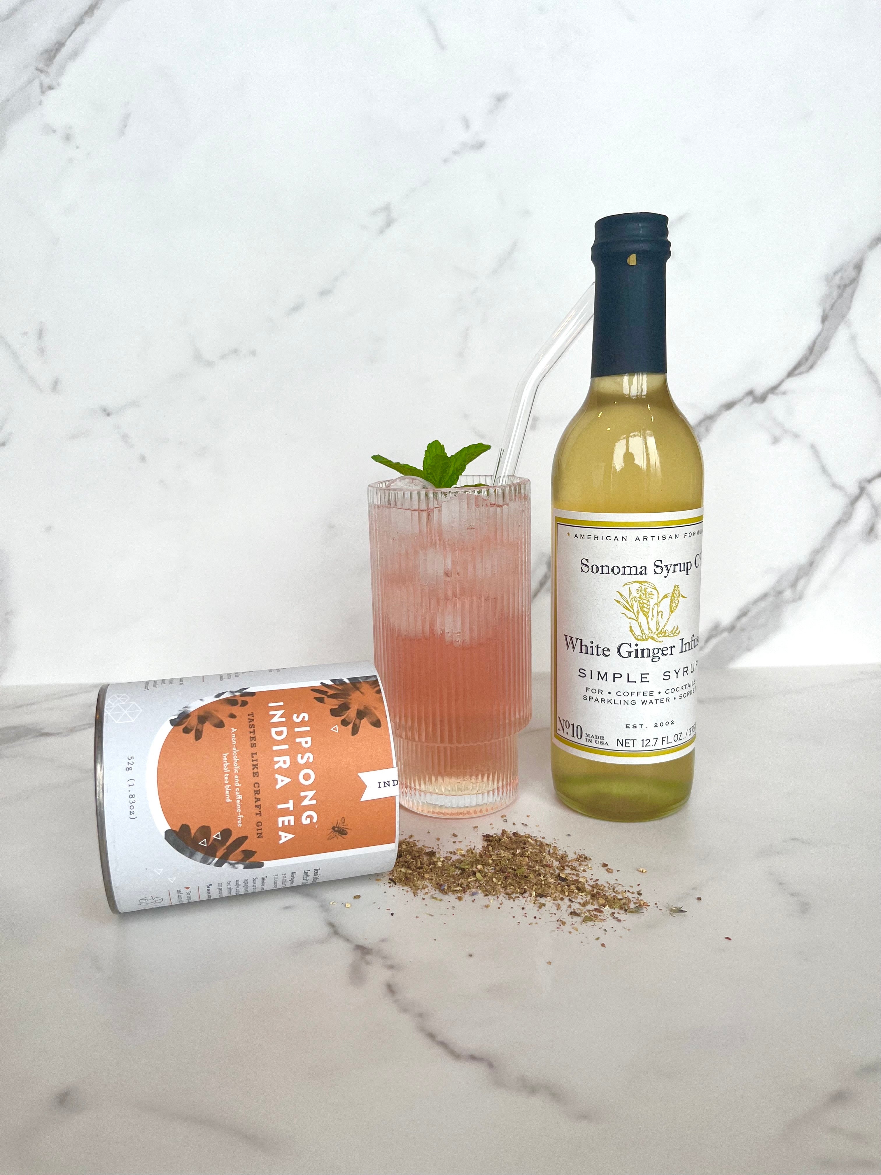 Gin Tea Mocktail - Sonoma Syrup Co.