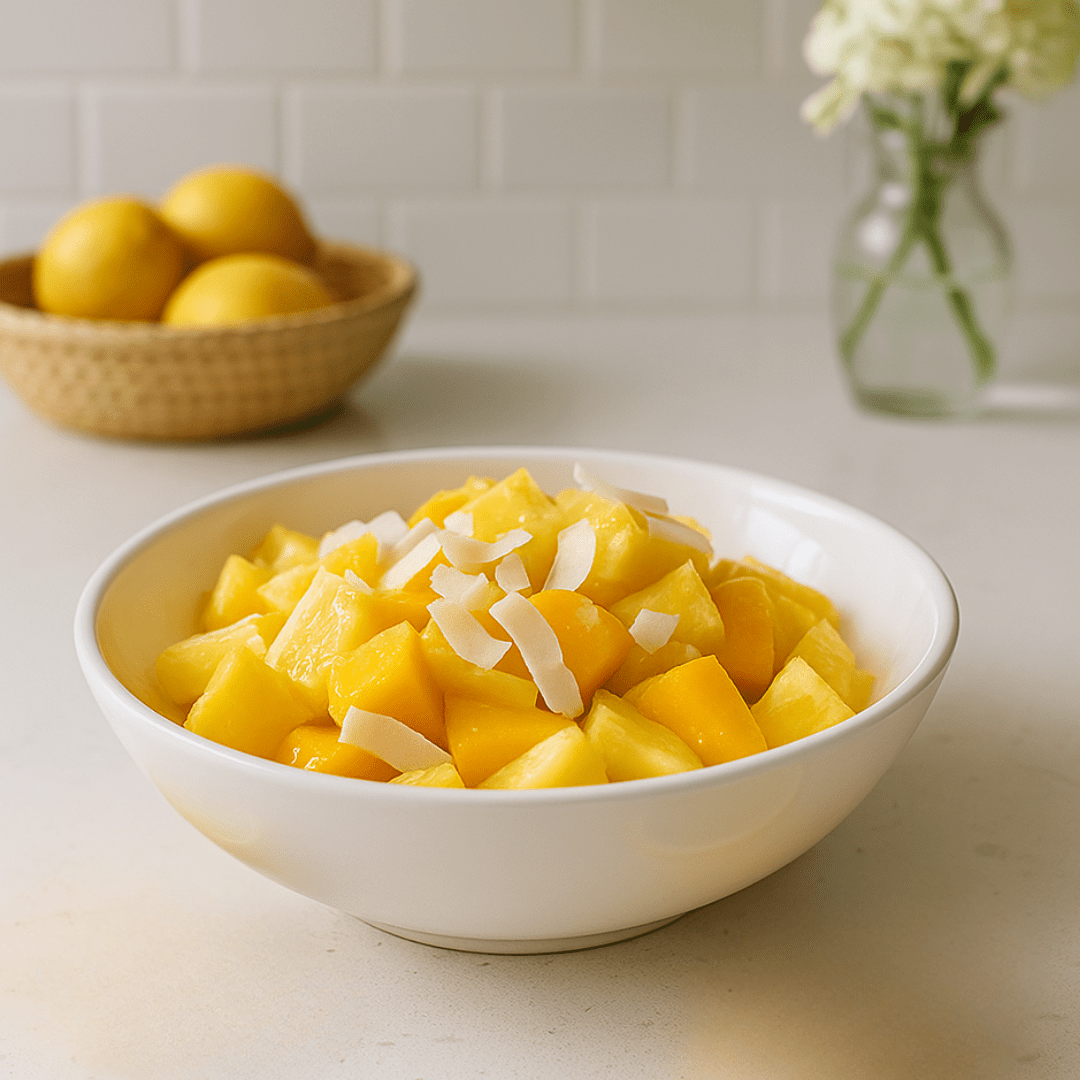 Pineapple, Mango, and Meyer Lemon Salad - Sonoma Syrup Co.