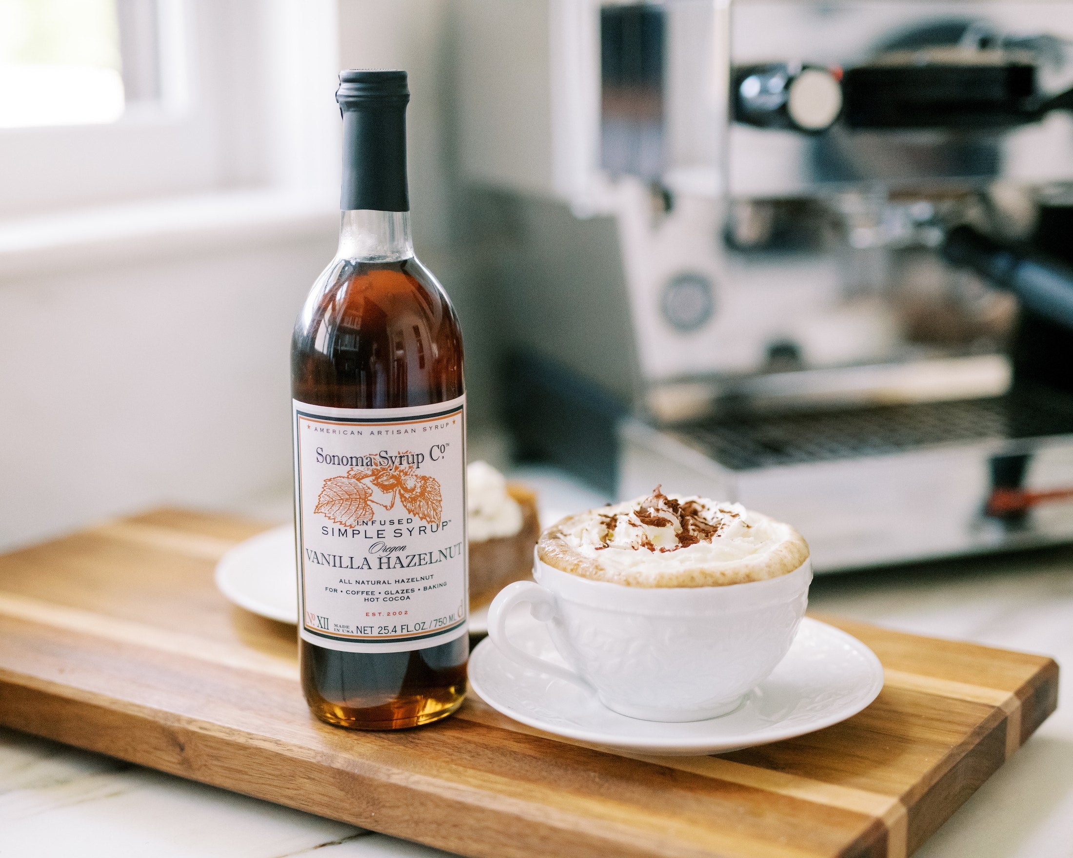 Vanilla Hazelnut Latte - Sonoma Syrup Co.