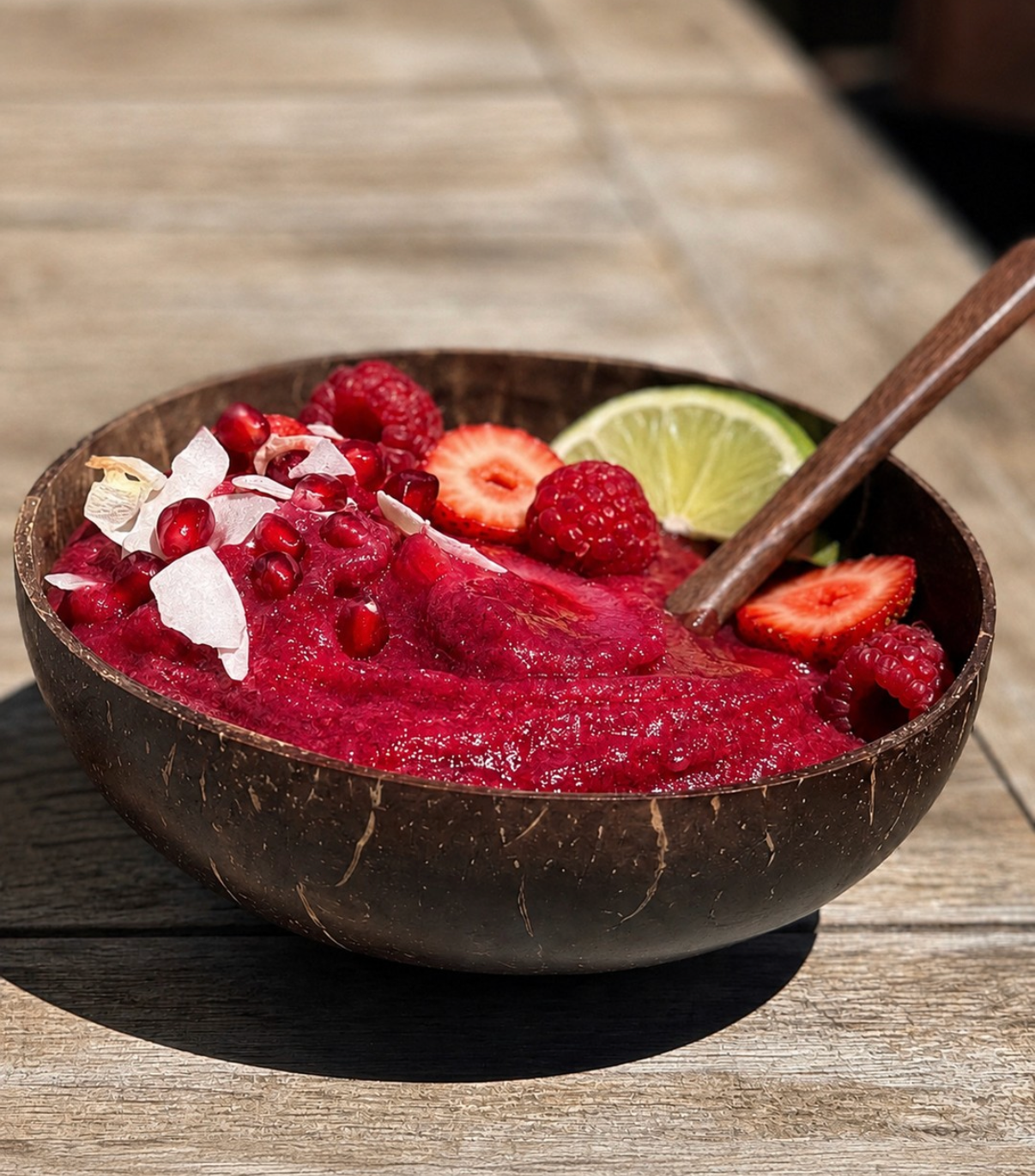 Frozen Pomegranate Daiquiri Bowl