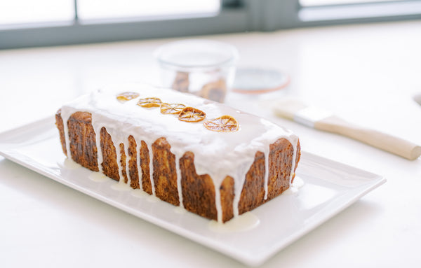 Lemon and Poppy Seed Cake with glaze