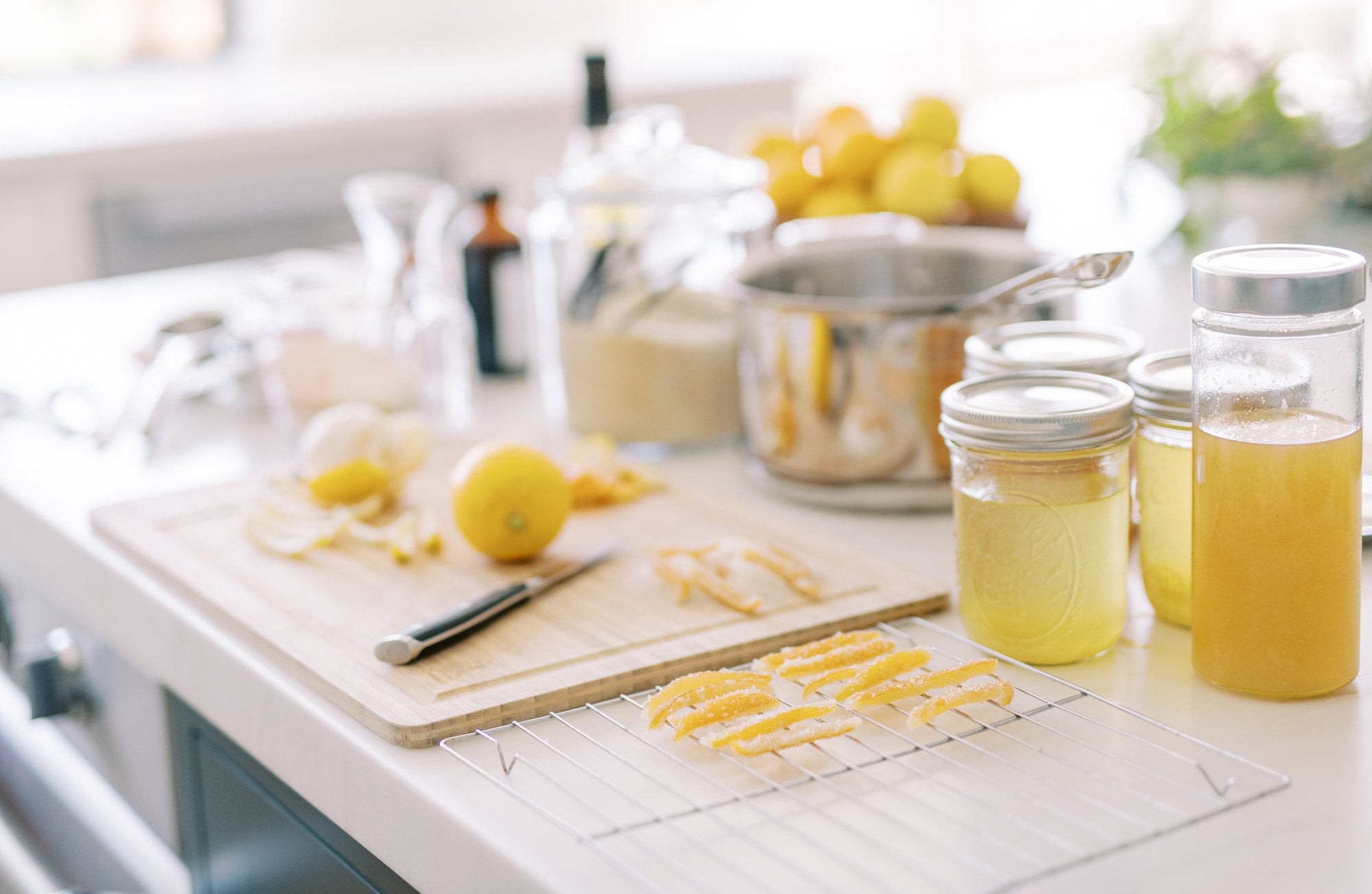 Candied Meyer Lemon Peels - Sonoma Syrup Co.
