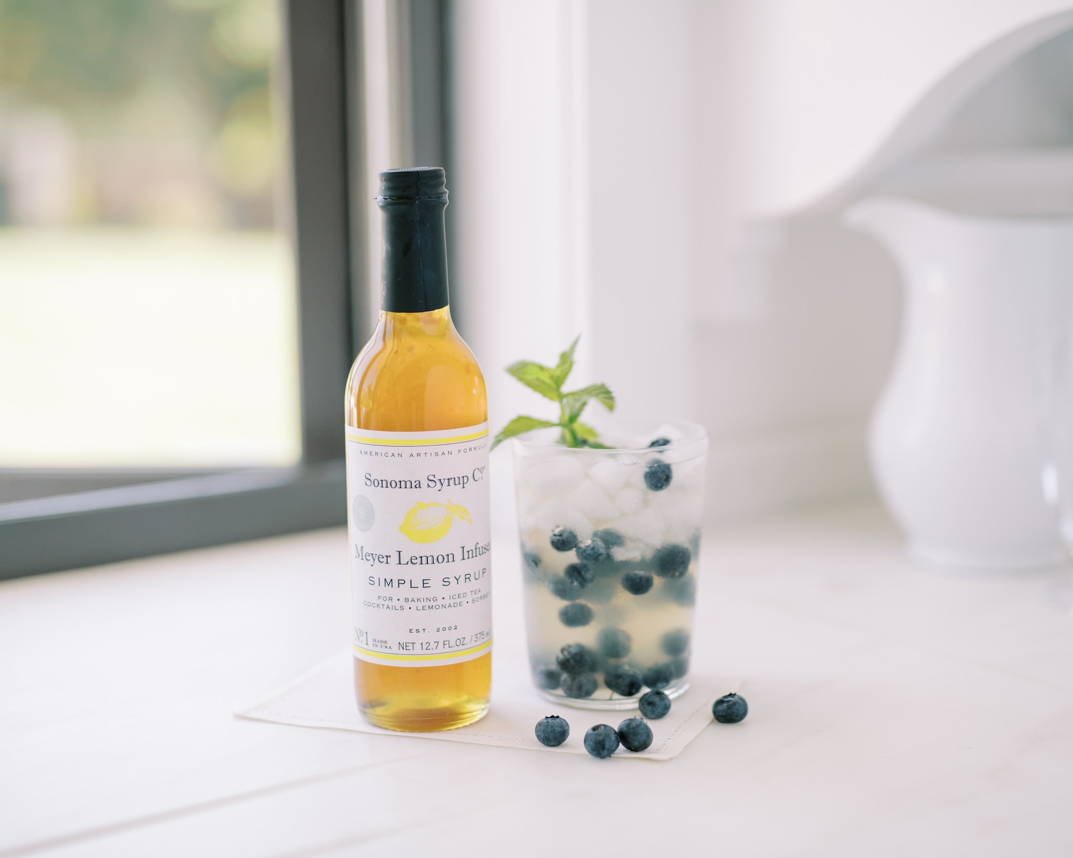 Sparkling Blueberry Spritzer - Sonoma Syrup Co.