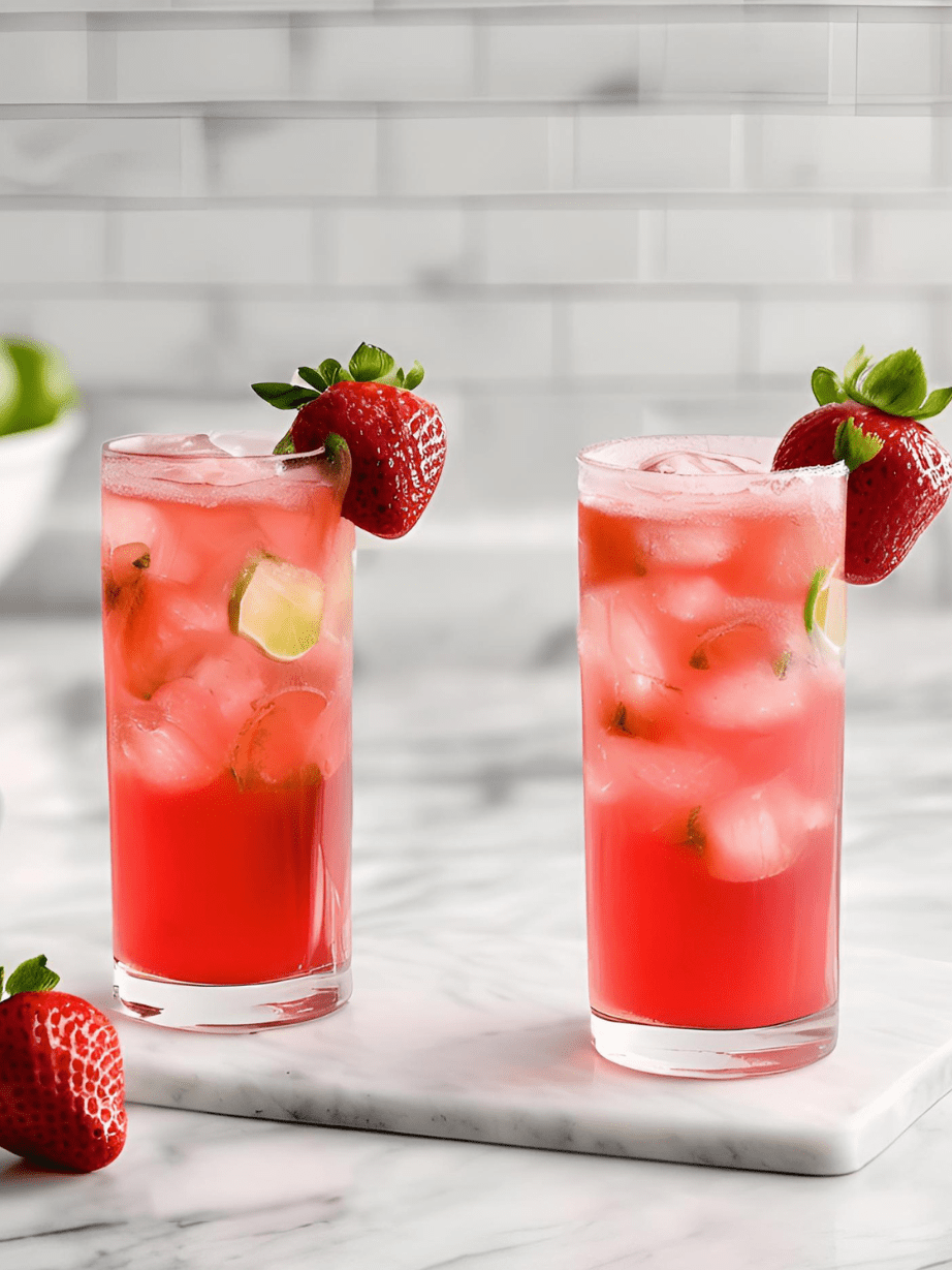 Strawberry Limeade - Sonoma Syrup Co.