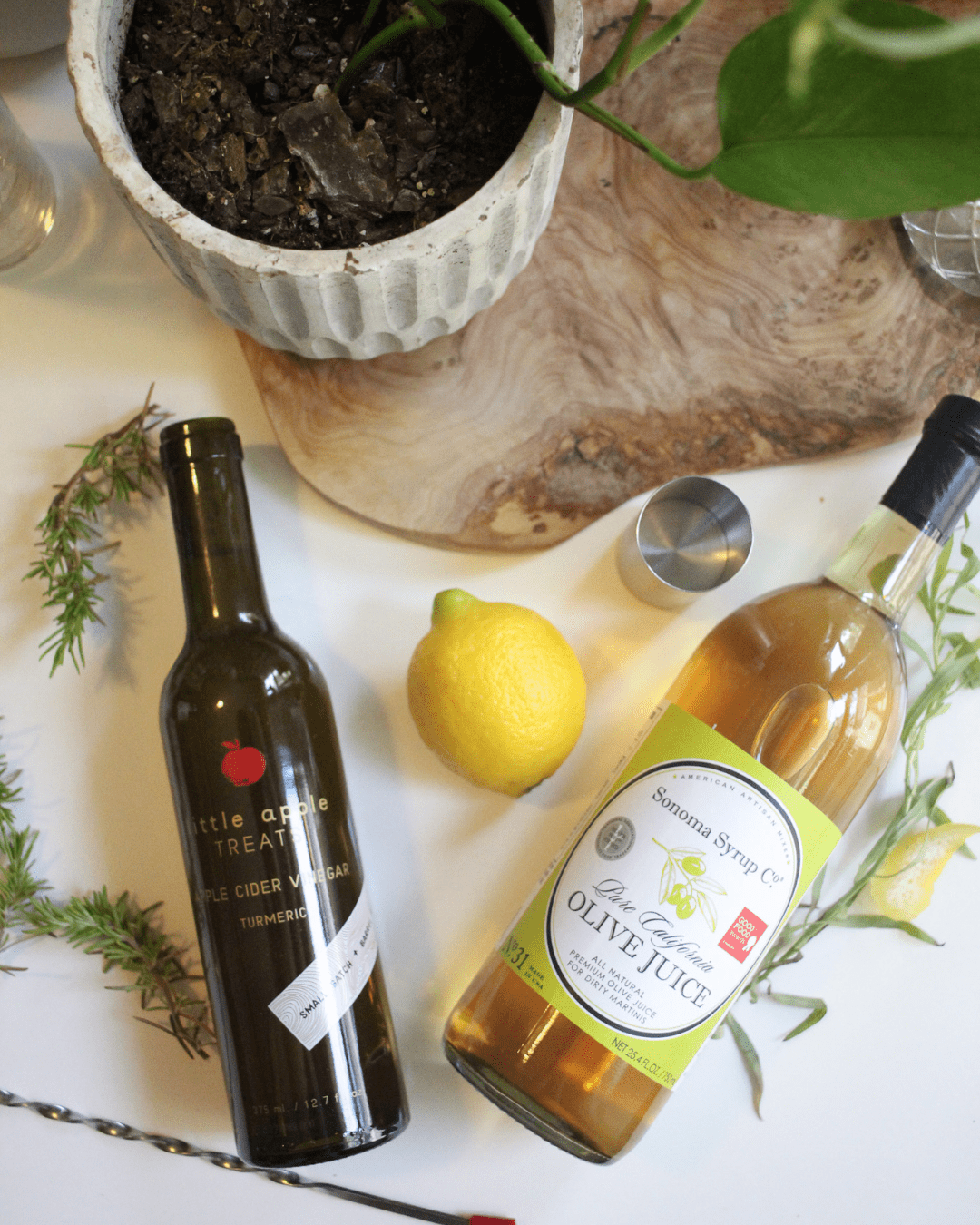 Olive and Tarragon Spritz - Sonoma Syrup Co.