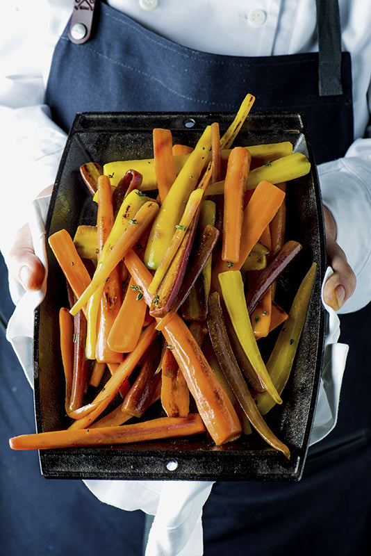 Vanilla Buttered Carrots Dish