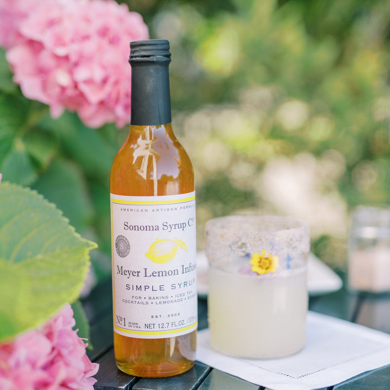 No. 1 Meyer Lemon Infused Simple Syrup - Sonoma Syrup Co.