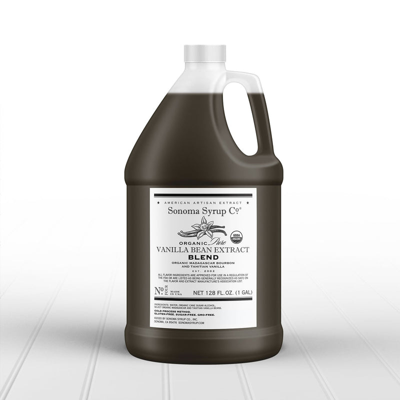 Organic Pure Vanilla Bean Extract “Blend” - Sonoma Syrup Co.